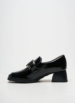 Mocasini pătrat toc de 4 la 6 cm negru HISPANITAS femeie