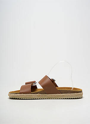 Mulete/saboți material neted vârf deschis maro PEPE JEANS bărbat