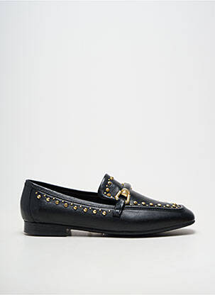 Mocasini material neted toc plat până la 3 cm negru MJUS femeie