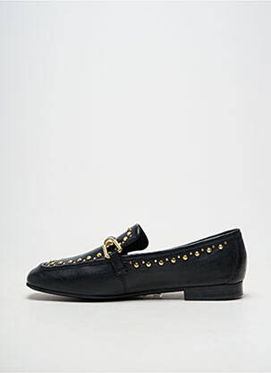 Mocasini material neted toc plat până la 3 cm negru MJUS femeie