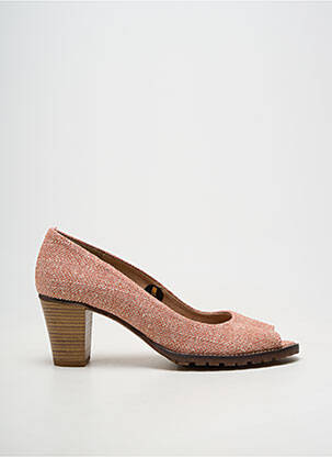 Pantofi cu toc toc de 4 la 6 cm roz MTNG femeie