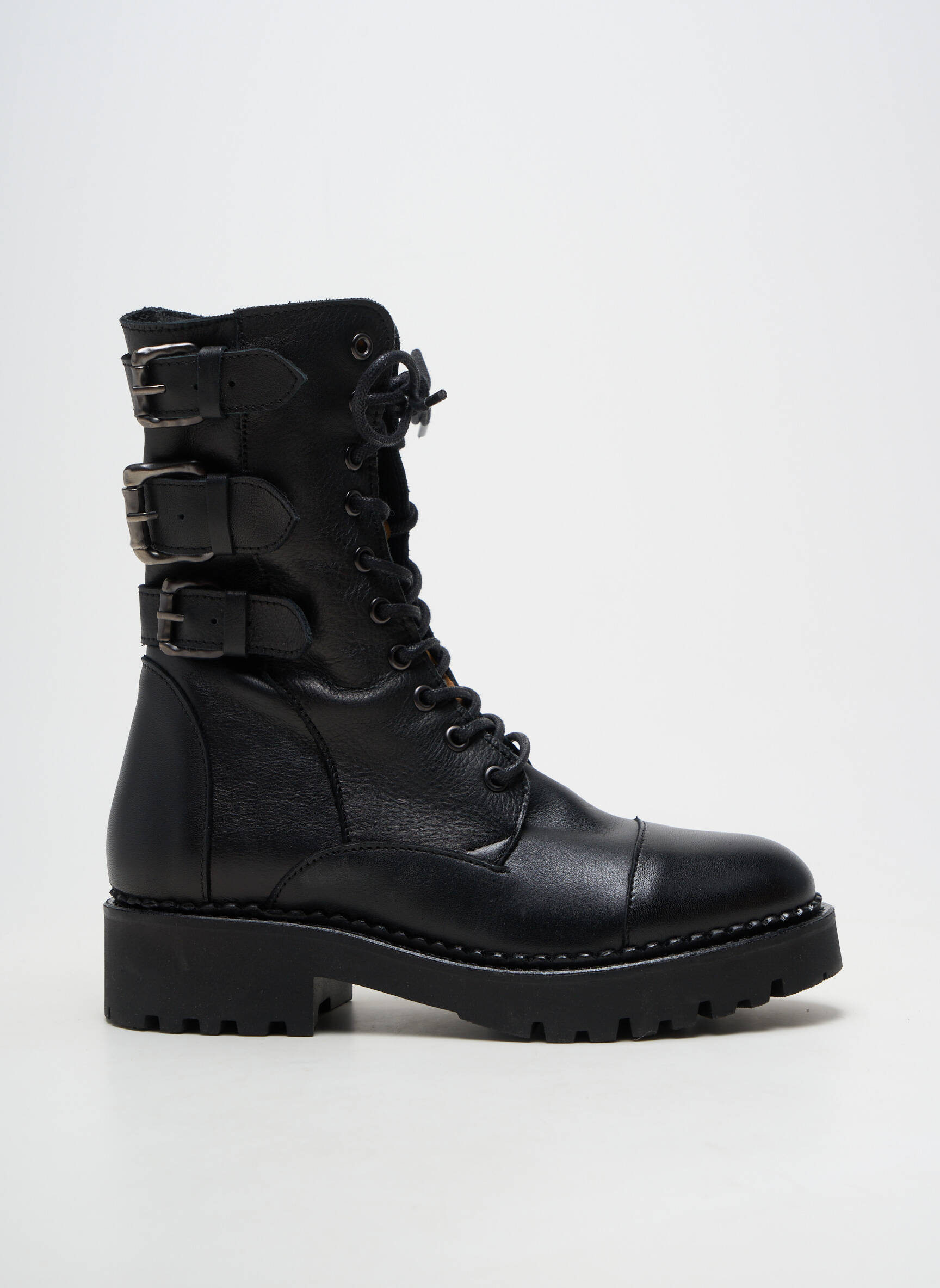 Cizme material neted toc de 4 la 6 cm negru COCO ET ABRICOT femeie