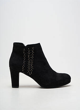 Botine/ghete toc pătrat toc de 7 la 9 cm negru MARIAMARE femeie
