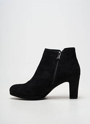 Botine/ghete toc pătrat toc de 7 la 9 cm negru MARIAMARE femeie