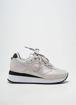 Adidași platformă toc de 4 la 6 cm gri COLMAR femeie