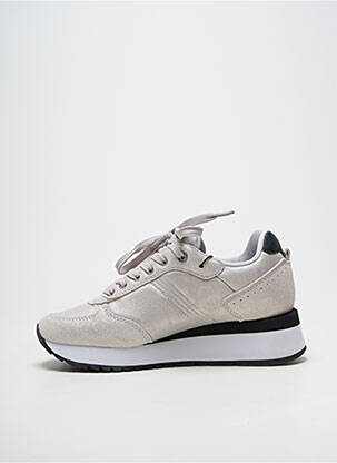 Adidași platformă toc de 4 la 6 cm gri COLMAR femeie