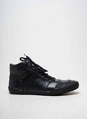 Adidași material neted vârf rotund negru KICKERS bărbat