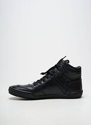 Adidași material neted vârf rotund negru KICKERS bărbat