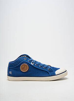 Adidași vârf rotund vârf rotund albastru PEPE JEANS bărbat