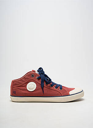 Adidași vârf rotund vârf rotund roșu PEPE JEANS bărbat