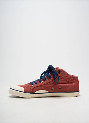 Adidași vârf rotund vârf rotund roșu PEPE JEANS bărbat