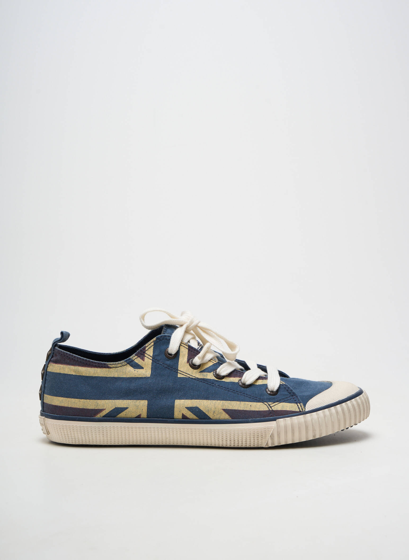 Adidași vârf rotund vârf rotund albastru PEPE JEANS bărbat