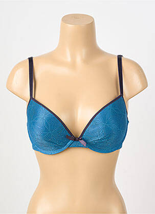 Sutien efect material satinat top sutien push-up verde PASSIONATA femeie