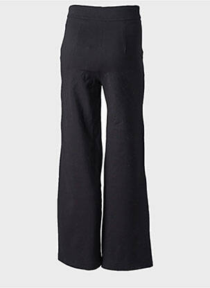 Pantalon evazat elasticitate talie înaltă negru SCARLET ROOS femeie