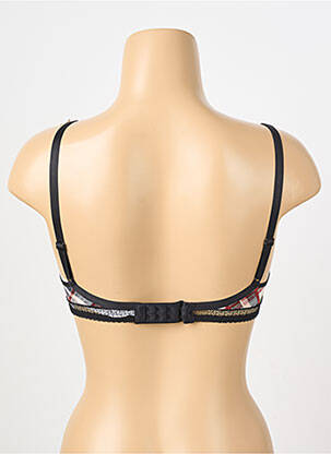 Sutien efect material satinat top sutien modelat negru PASSIONATA femeie