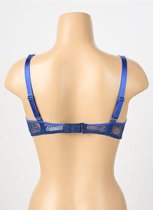 Sutien efect material satinat top sutien modelat albastru PASSIONATA femeie