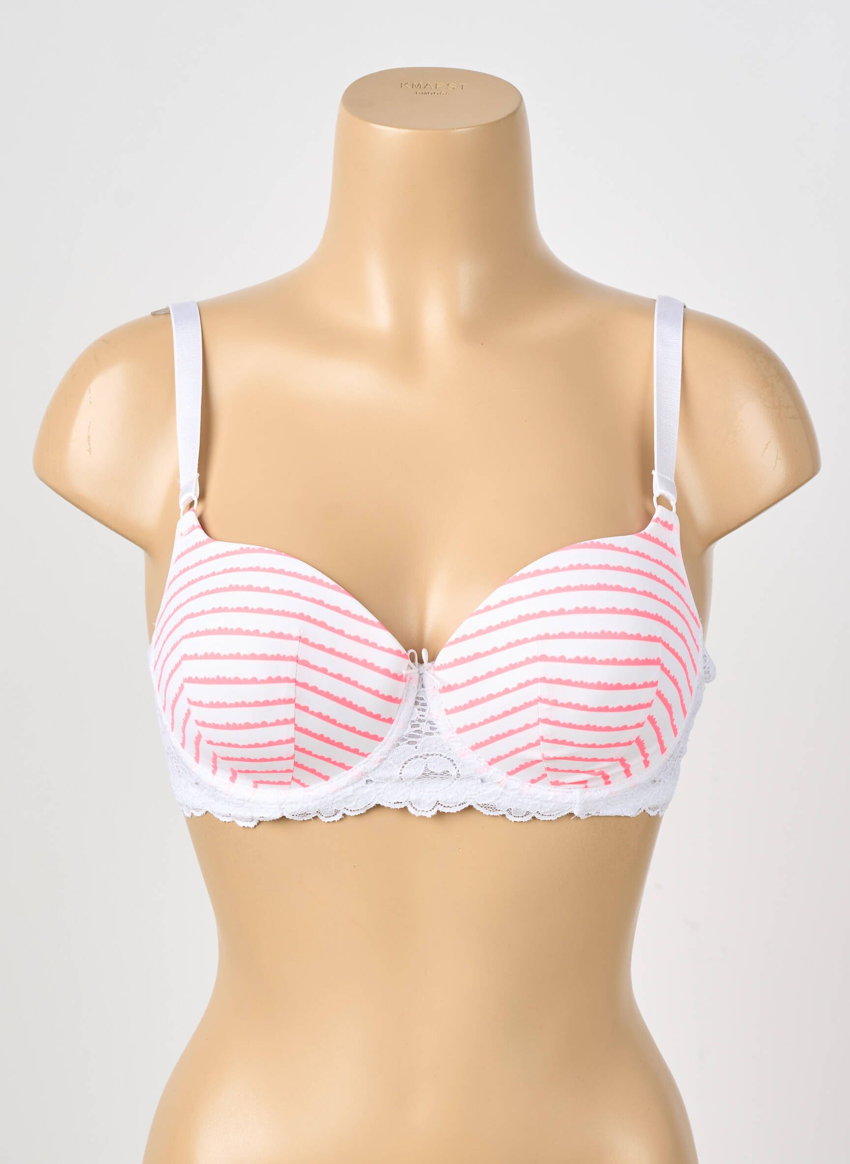Sutien efect material satinat top sutien modelat alb PASSIONATA femeie