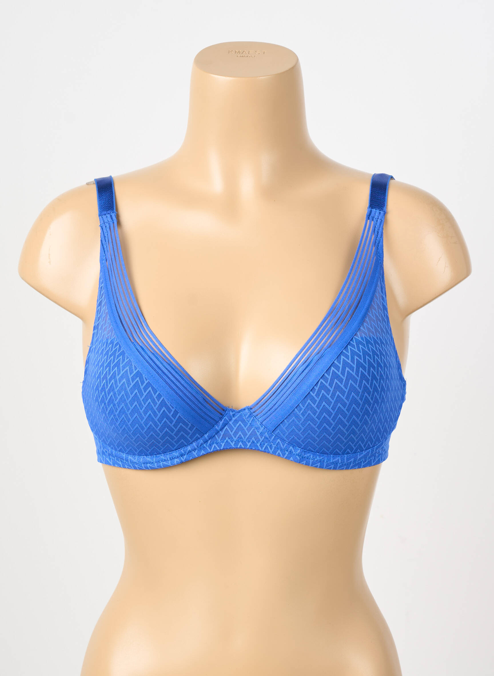 Sutien ușoară și transparentă top sutien modelat albastru PASSIONATA femeie