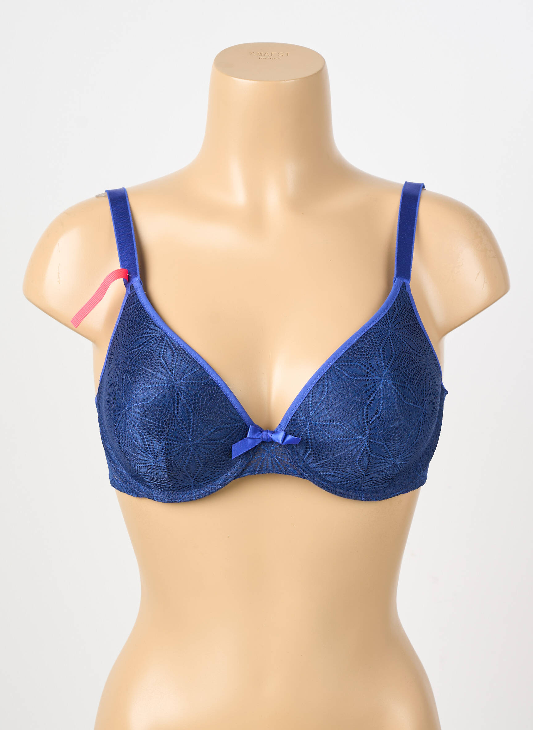 Sutien efect material satinat top sutien modelat albastru PASSIONATA femeie