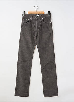 Pantalon slim țesătură catifea mărime normală gri HUGO BOSS bărbat