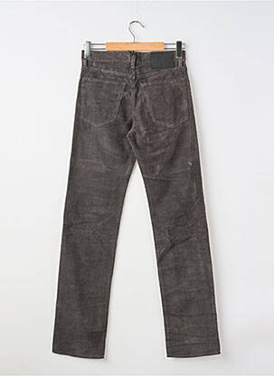 Pantalon slim țesătură catifea mărime normală gri HUGO BOSS bărbat
