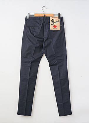 Pantalon slim finisaj margine de finisat talie joasă albastru DSQUARED2 bărbat