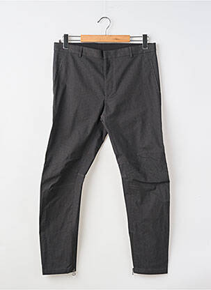 Pantalon slim țesătură melanj mărime normală negru LANVIN bărbat