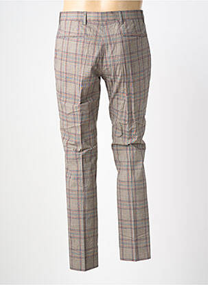 Pantalon slim țesătură poplin mărime normală maro PAUL SMITH bărbat