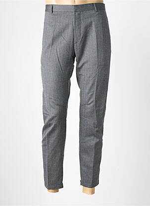 Pantalon slim țesătură melanj mărime normală gri LANVIN bărbat