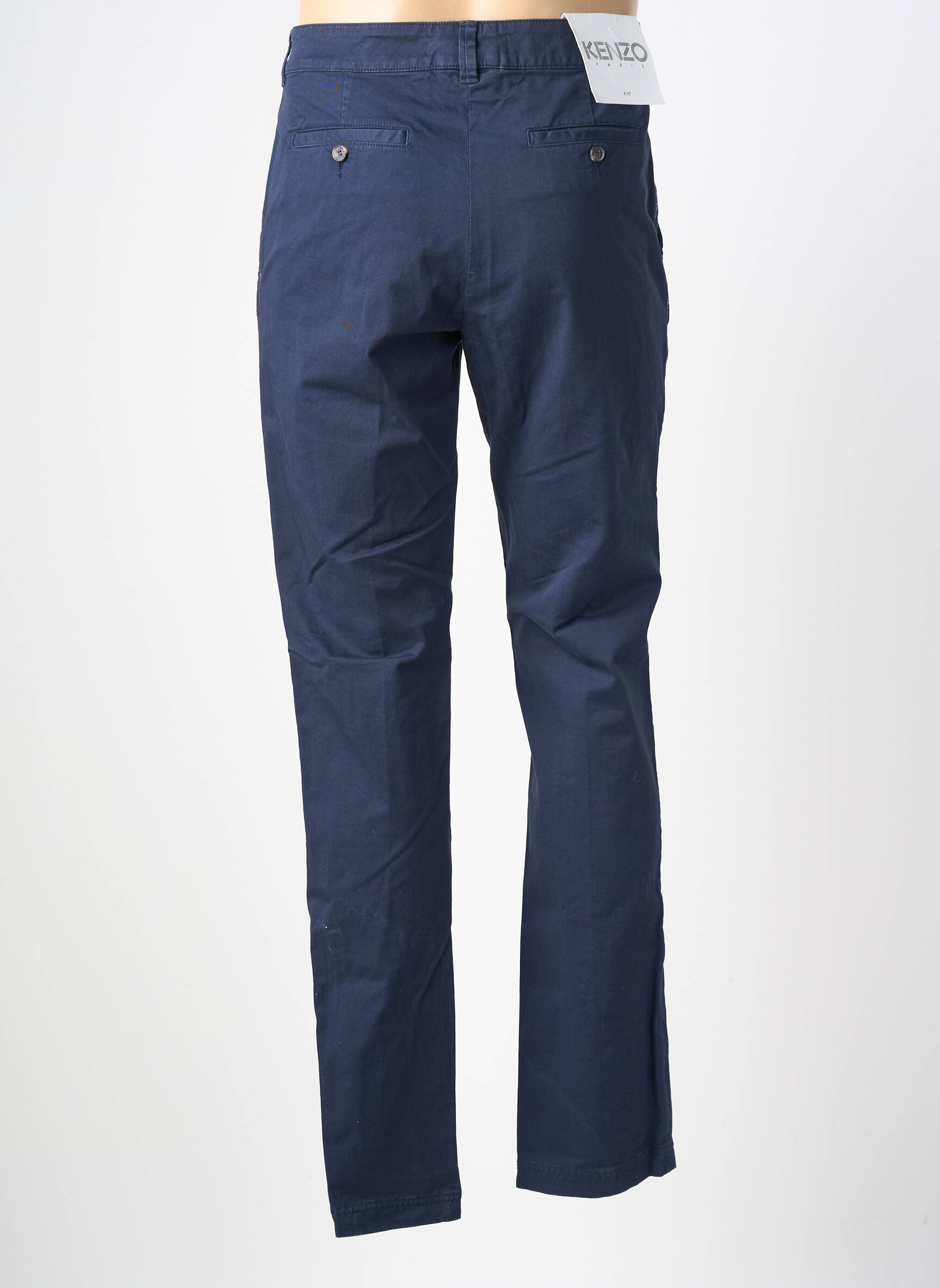 Pantalon chino țesătură poplin mărime normală albastru KENZO bărbat