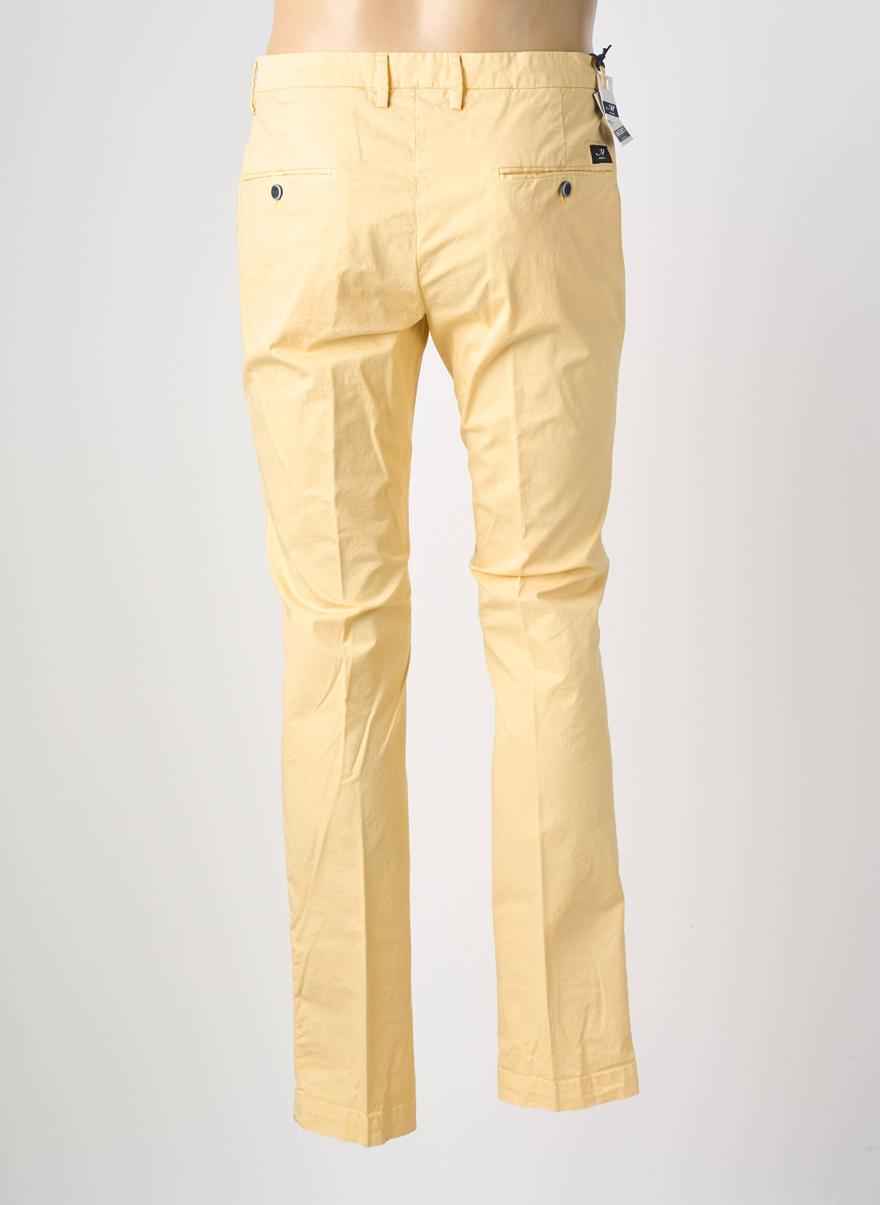 Pantalon drept țesătură poplin mărime normală galben MASONS bărbat