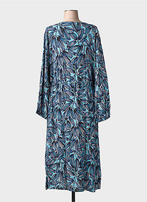 Rochie lungă mâneci lungi mâneci lungi albastru MASAI femeie