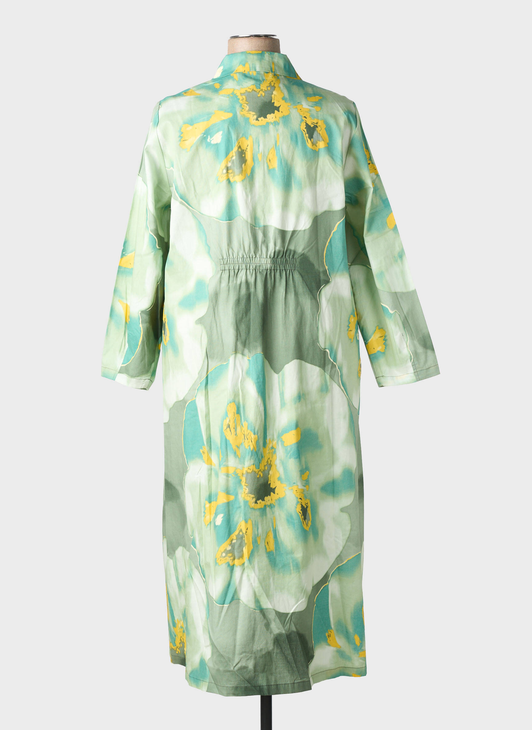 Rochie lungă mâneci lungi mâneci lungi verde NOENE femeie