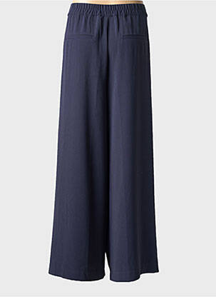 Pantalon drept talie elastică albastru MASAI femeie