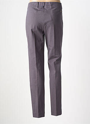 Pantalon slim talie elastică gri ASCARI femeie