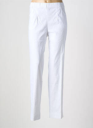 Pantalon slim talie elastică alb KJBRAND femeie