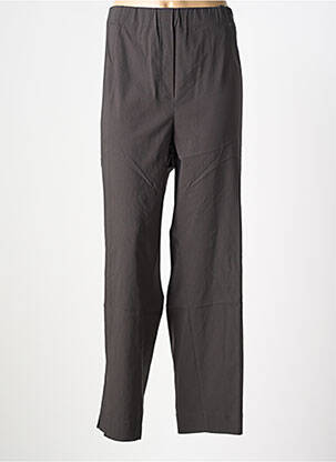 Pantalon drept talie elastică gri KJBRAND femeie