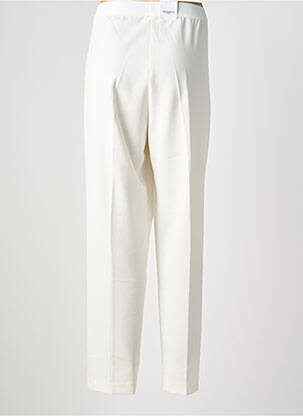 Pantalon drept talie elastică alb RAPHAELA BY BRAX femeie