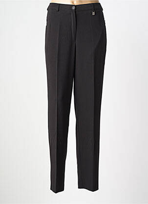 Pantalon drept talie elastică negru ADELINA BY SCHEITER femeie