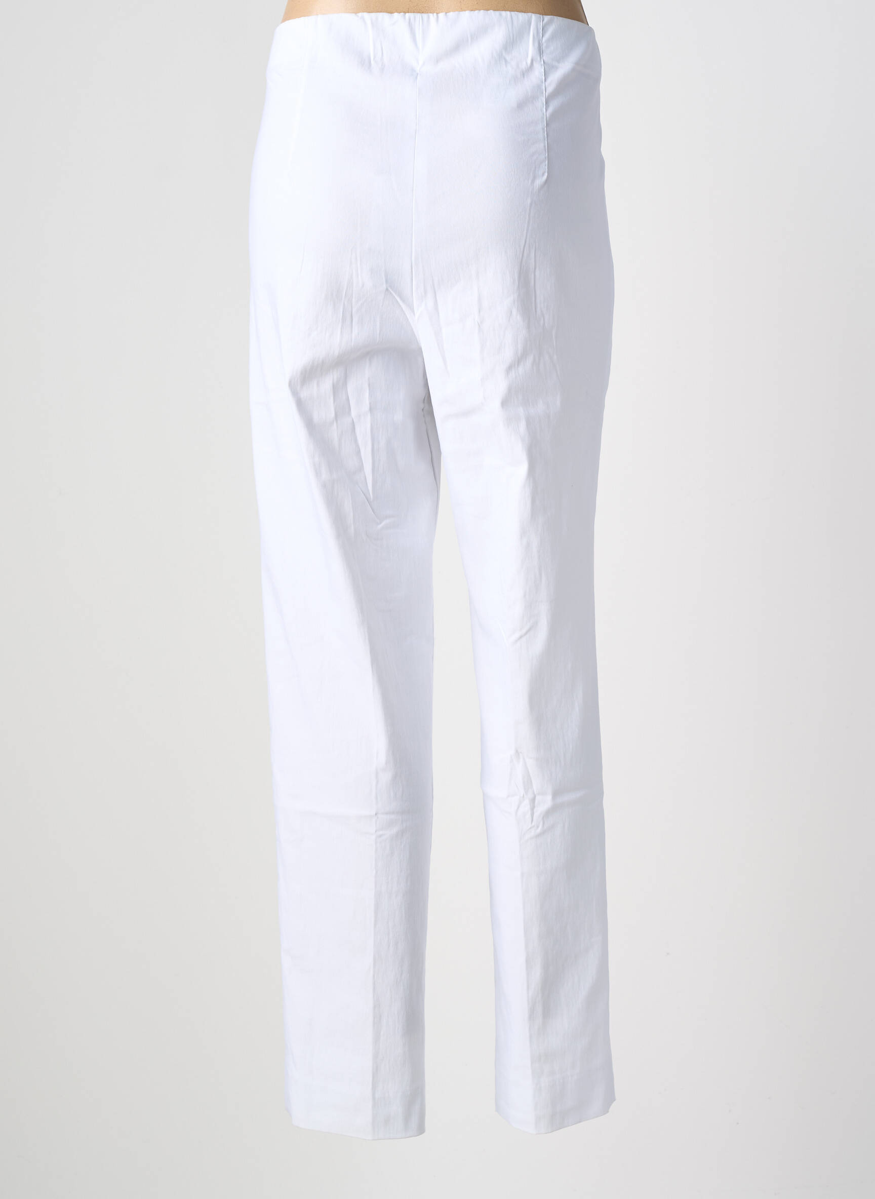 Pantalon slim talie elastică alb KJBRAND femeie