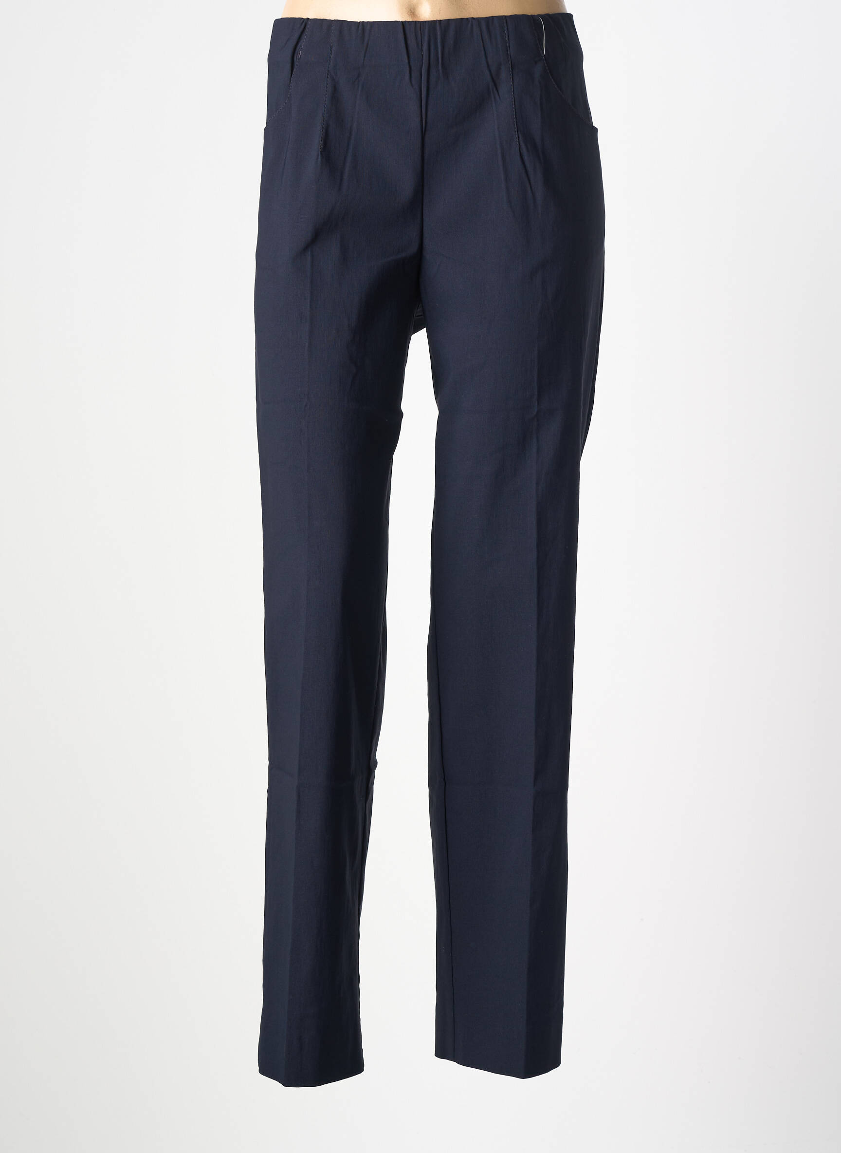 Pantalon slim talie elastică albastru KJBRAND femeie