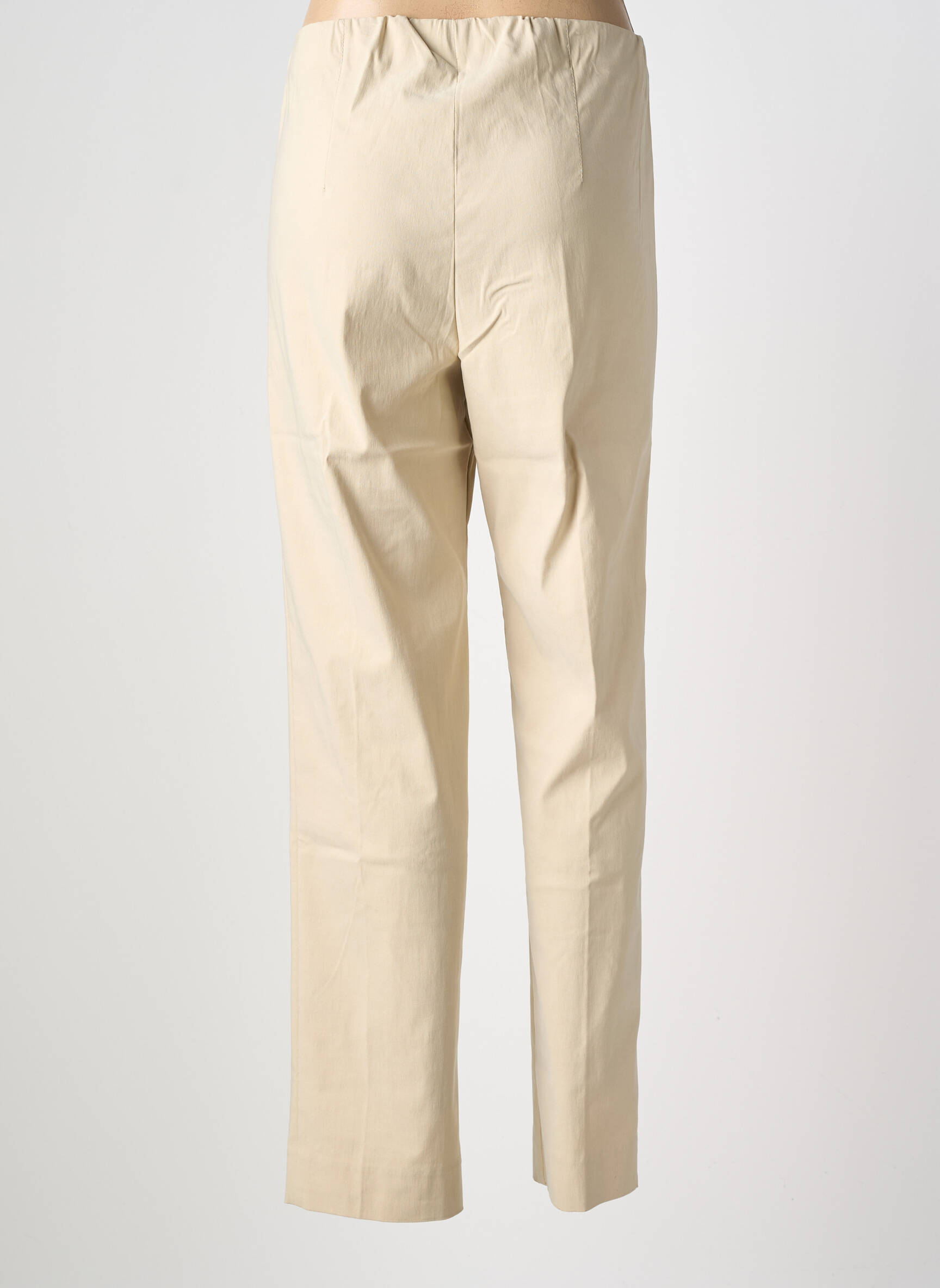 Pantalon slim talie elastică bej KJBRAND femeie