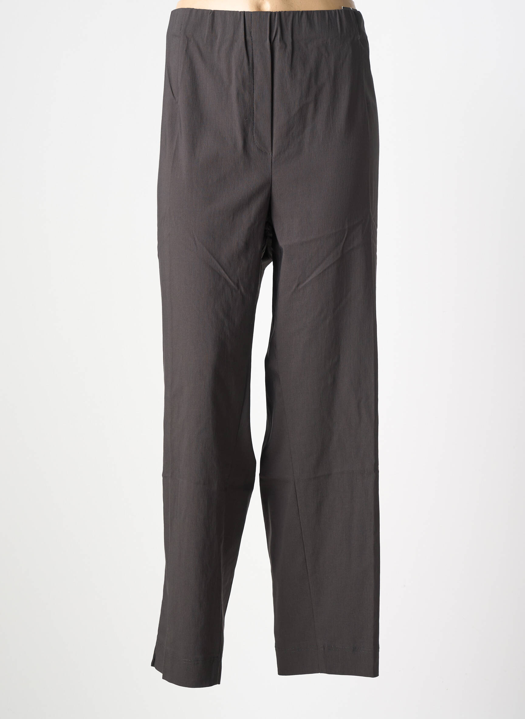 Pantalon drept talie elastică gri KJBRAND femeie