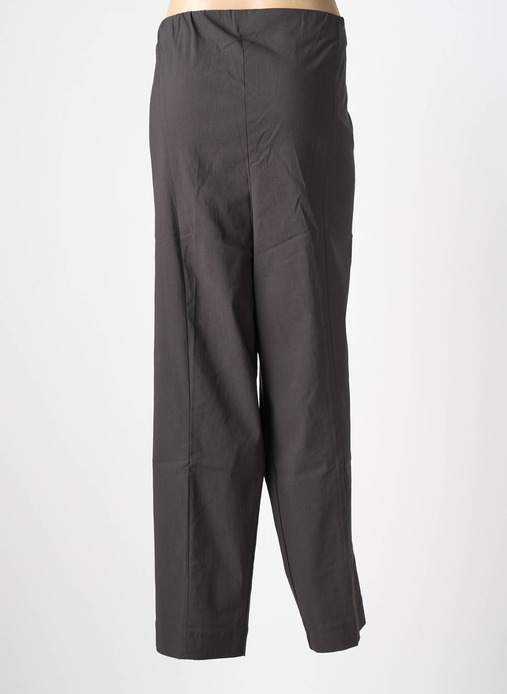Pantalon drept talie elastică gri KJBRAND femeie