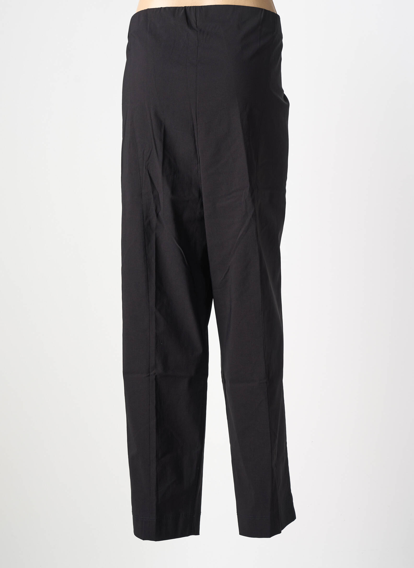 Pantalon drept talie elastică negru KJBRAND femeie