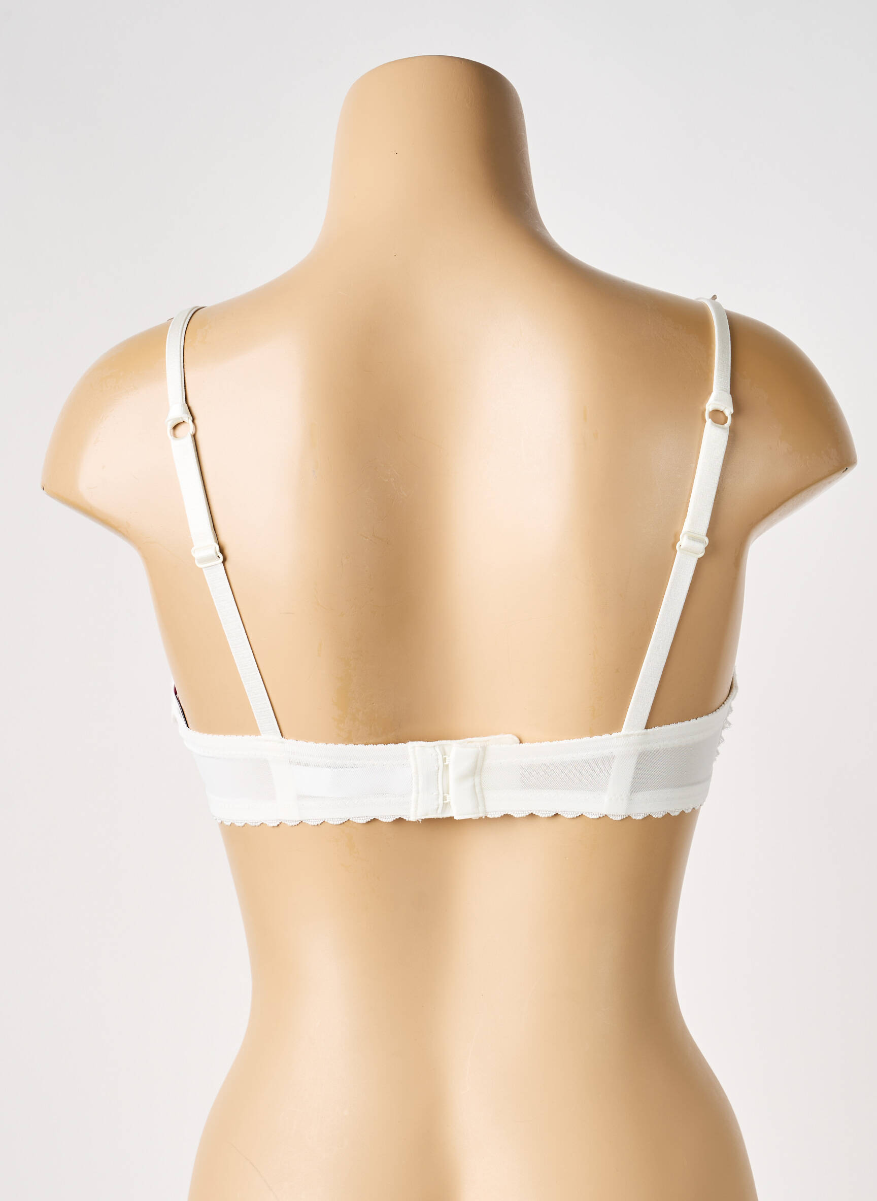 Sutien broderie sutien cupe întregi cu decolteu înalt alb PASSIONATA femeie