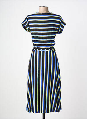 Rochie midi mâneci scurte mâneci scurte albastru KING LOUIE femeie