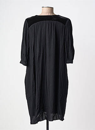 Rochie midi mâneci scurte mâneci scurte negru ORFEO femeie