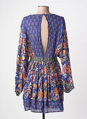 Rochie scurtă mâneci lungi mâneci lungi albastru LOUIZON femeie