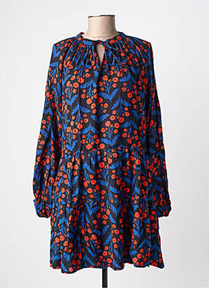 Rochie scurtă mâneci lungi mâneci lungi albastru COMPAÑIA FANTASTICA femeie